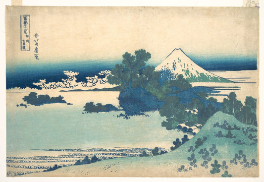 Shichirigahama in Sagami Province — Hokusai's World in Blue