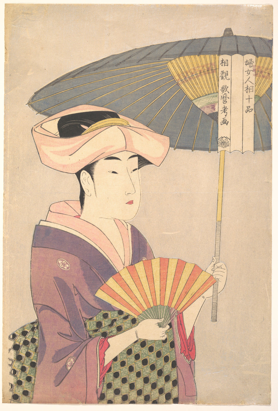 Kitagawa Utamaro: "Woman Holding Up a Parasol" (ca. 1792–93) — A Masterpiece of Edo-Period Beauty