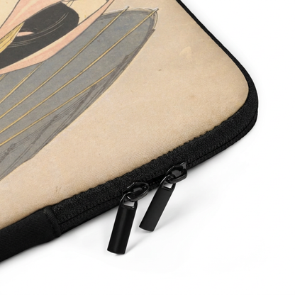 Kitagawa Utamaro, Woman Holding Up a Parasol, Edo period, Ukiyo-e woodblock print, laptop sleeve
