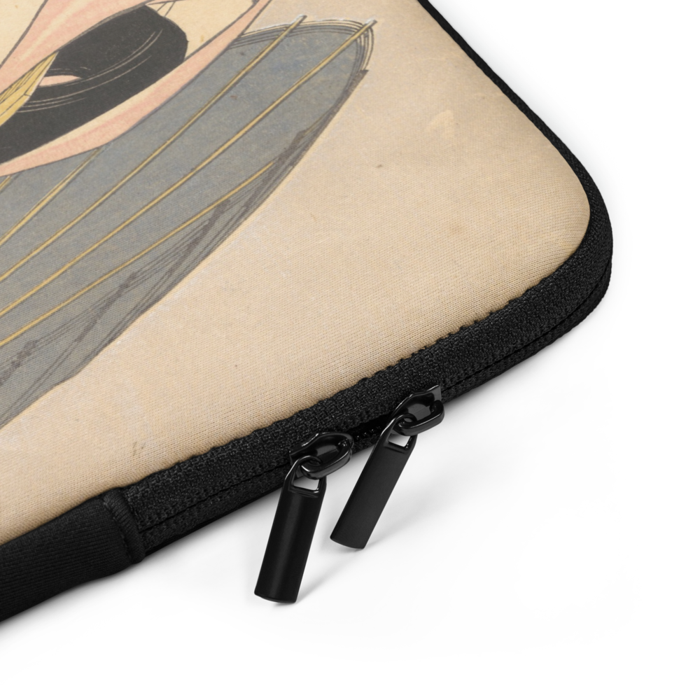 Kitagawa Utamaro, Woman Holding Up a Parasol, Edo period, Ukiyo-e woodblock print, laptop sleeve
