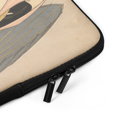 Kitagawa Utamaro, Woman Holding Up a Parasol, Edo period, Ukiyo-e woodblock print, laptop sleeve
