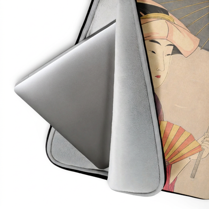 Kitagawa Utamaro, Woman Holding Up a Parasol, Edo period, Ukiyo-e woodblock print, laptop sleeve
