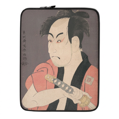 Tōshūsai Sharaku, The Actor Ichikawa Omezō I as Yakko Ippei, 1794, Ukiyo-e woodblock print, laptop sleeve
