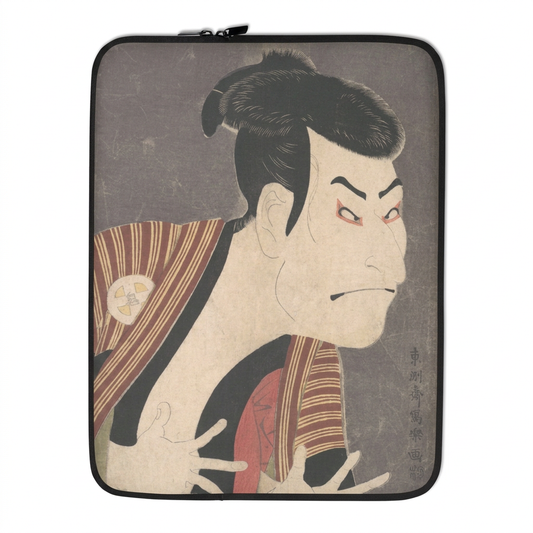 Tōshūsai Sharaku, The Actor Ōtani Oniji III as Yakko Edobei, 1794, Ukiyo-e woodblock print, laptop sleeve
