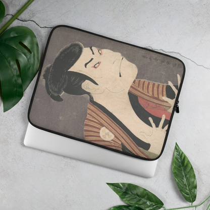 Tōshūsai Sharaku, The Actor Ōtani Oniji III as Yakko Edobei, 1794, Ukiyo-e woodblock print, laptop sleeve

