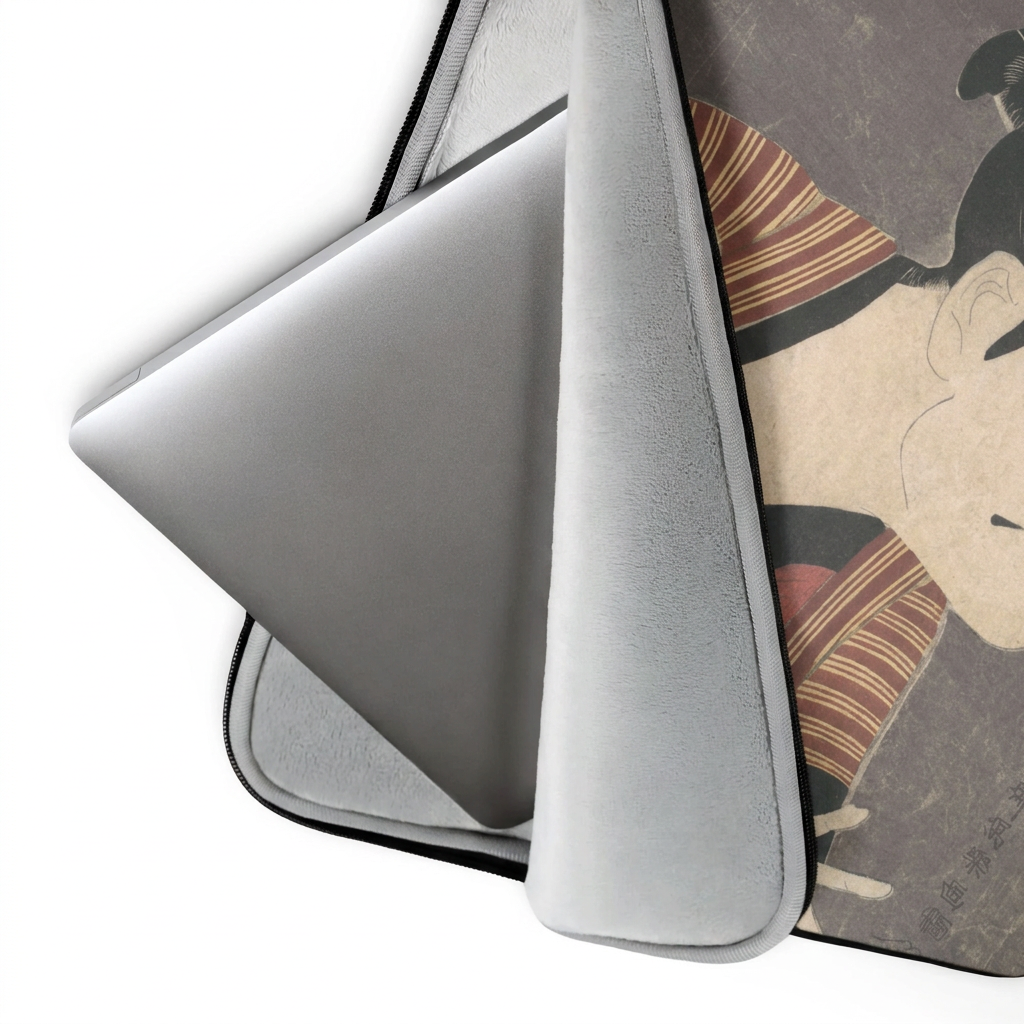 Tōshūsai Sharaku, The Actor Ōtani Oniji III as Yakko Edobei, 1794, Ukiyo-e woodblock print, laptop sleeve
