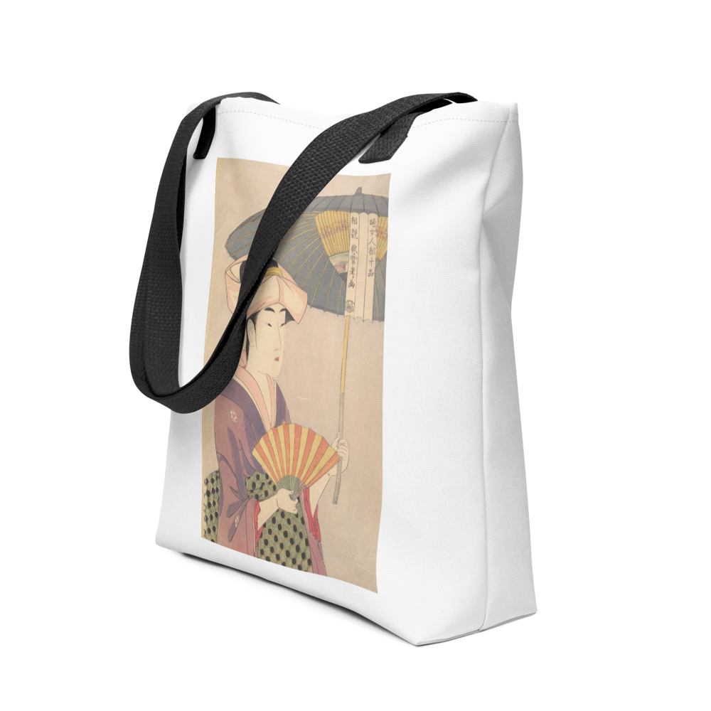 Tote Bag | Utamaro — Woman Holding Up a Parasol