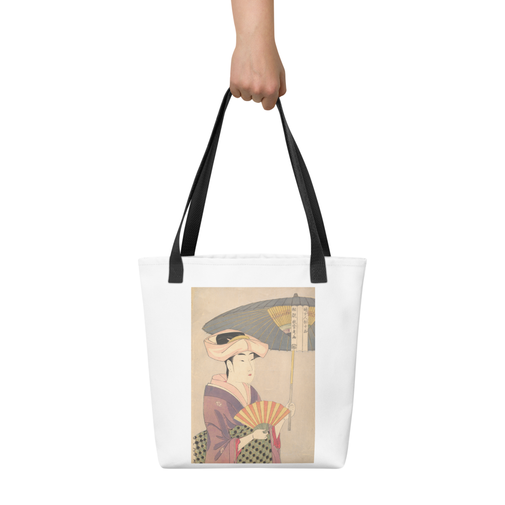 Tote Bag | Utamaro — Woman Holding Up a Parasol