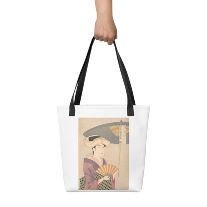 Tote Bag | Utamaro — Woman Holding Up a Parasol