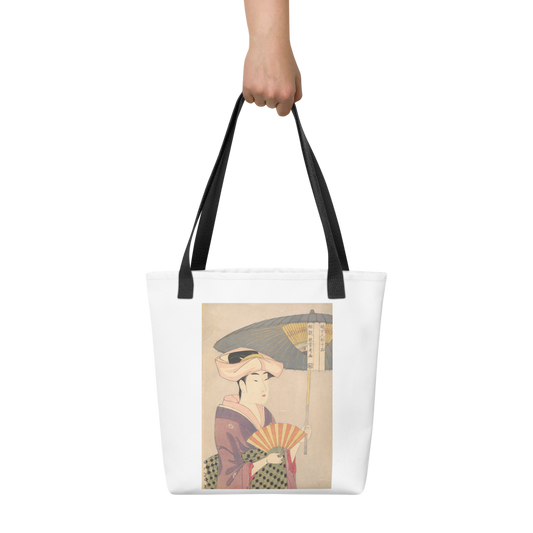 Tote Bag | Utamaro — Woman Holding Up a Parasol