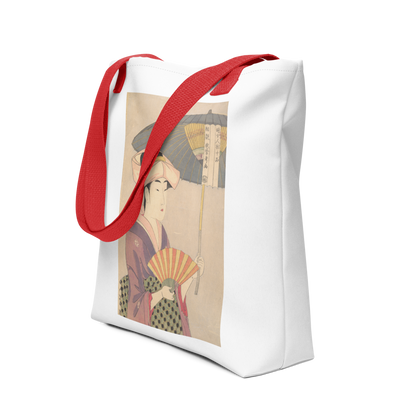 Tote Bag | Utamaro — Woman Holding Up a Parasol