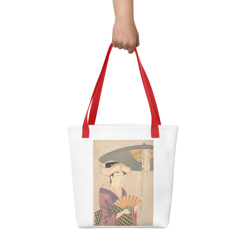 Tote Bag | Utamaro — Woman Holding Up a Parasol