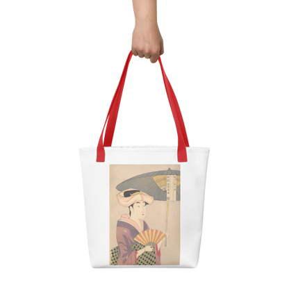 Tote Bag | Utamaro — Woman Holding Up a Parasol