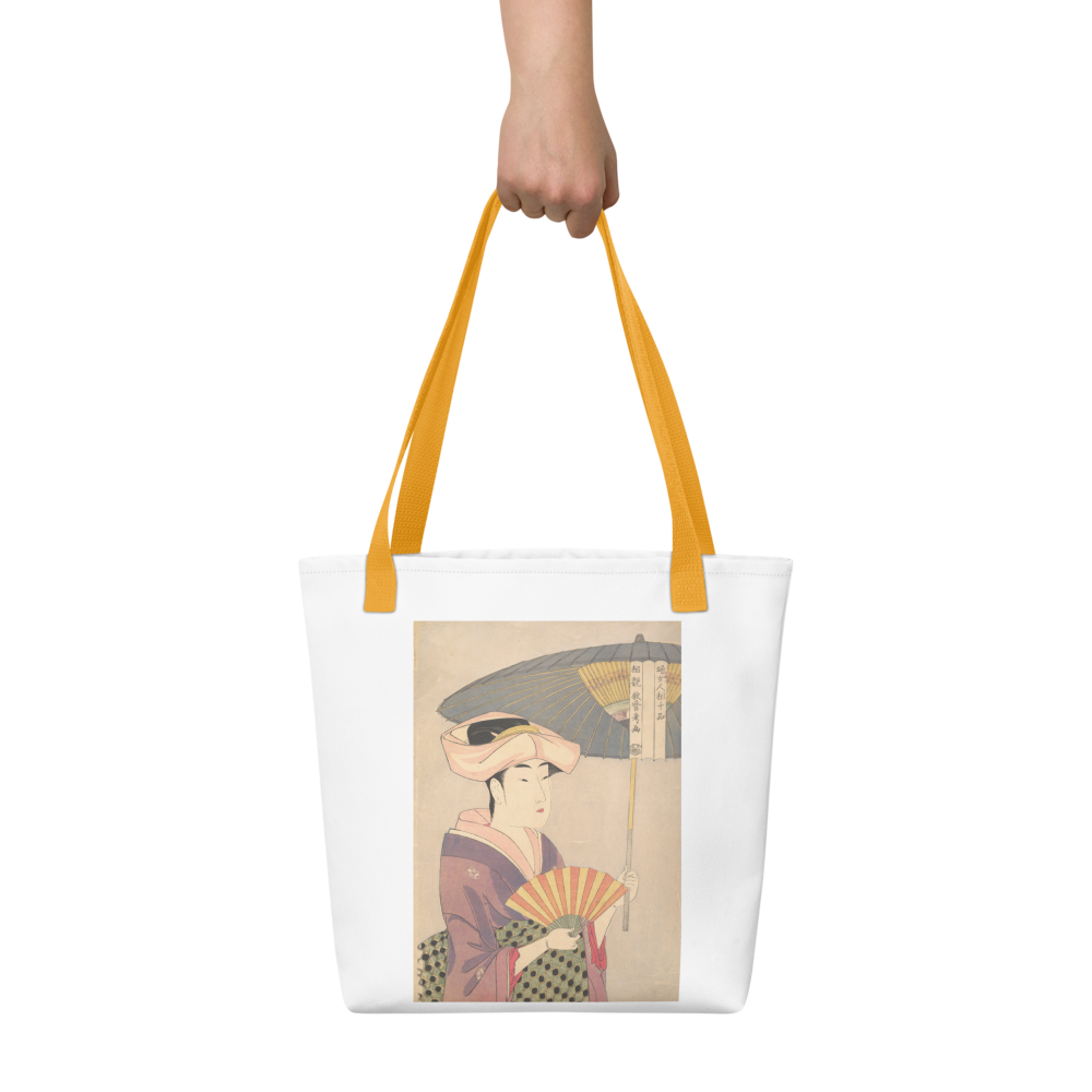 Tote Bag | Utamaro — Woman Holding Up a Parasol