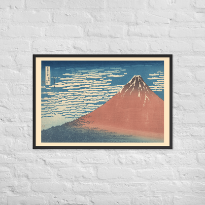 Katsushika Hokusai, South Wind, Clear Sky (Gaifū kaisei), c. 1830–1832, Ukiyo-e woodblock print