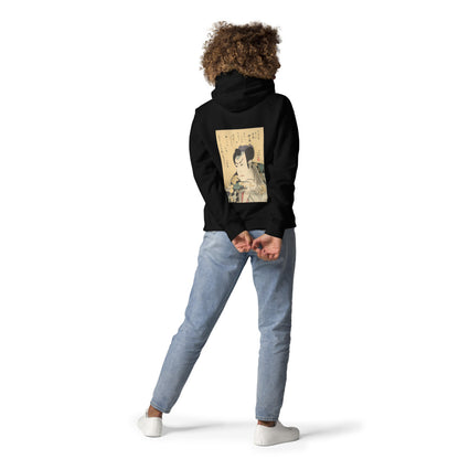Unisex Premium Hoodie | Shunkōsai Hokushū: The Actor Asao Gakujūrō Premium Back-Print Hoodie