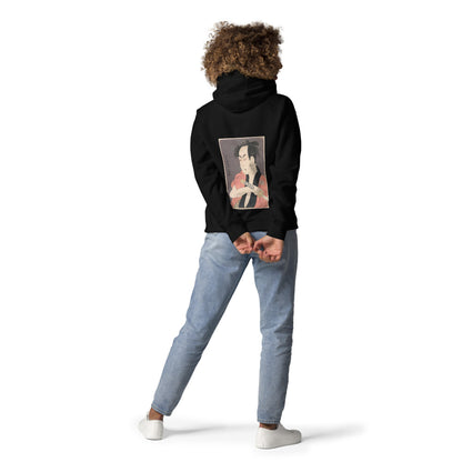 Unisex Premium Hoodie | Sharaku: "The Actor Ichikawa Omezō I as Yakko Ippei" Premium Back-Print Hoodie